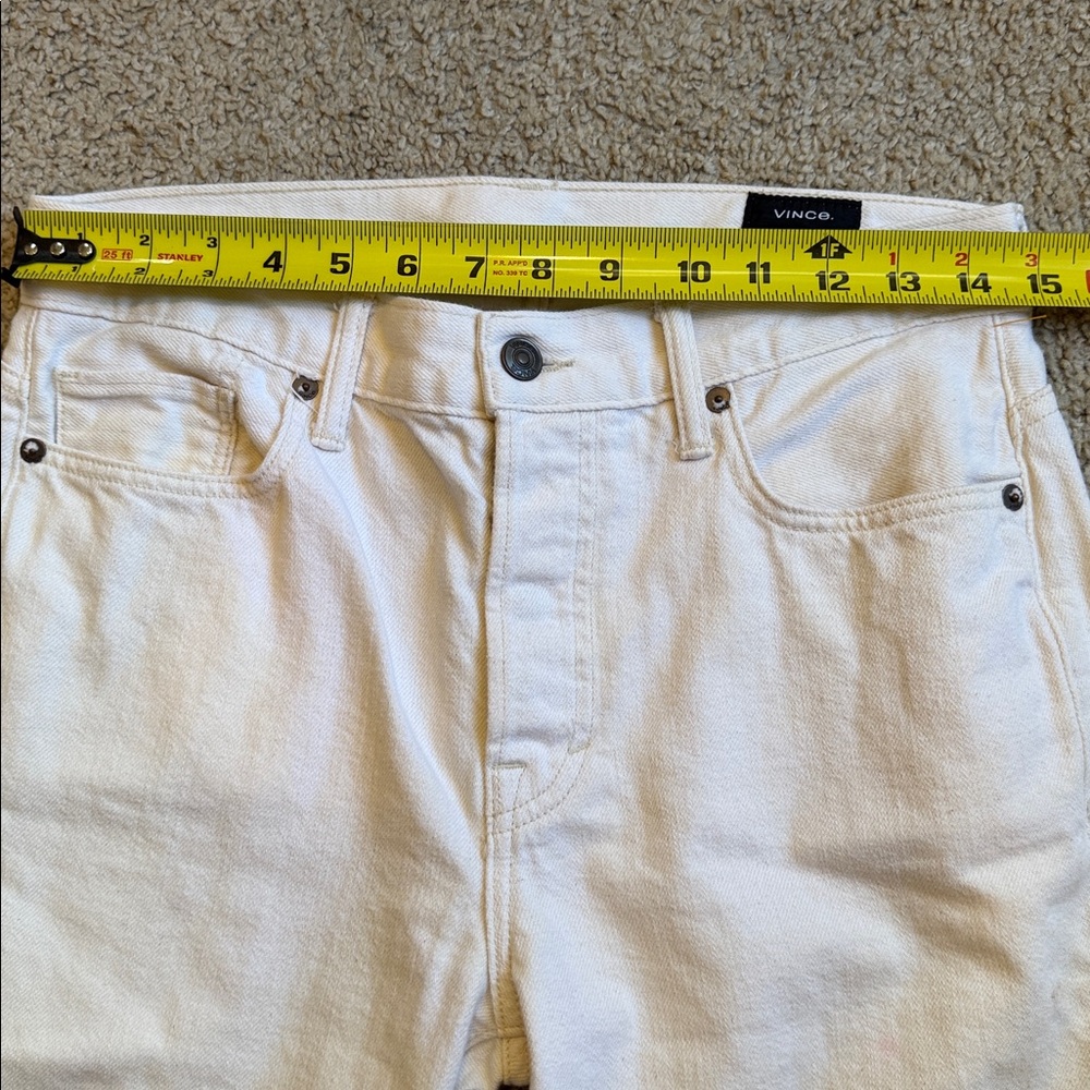 Vince Off-White Denim Jeans - Picture 6 of 7